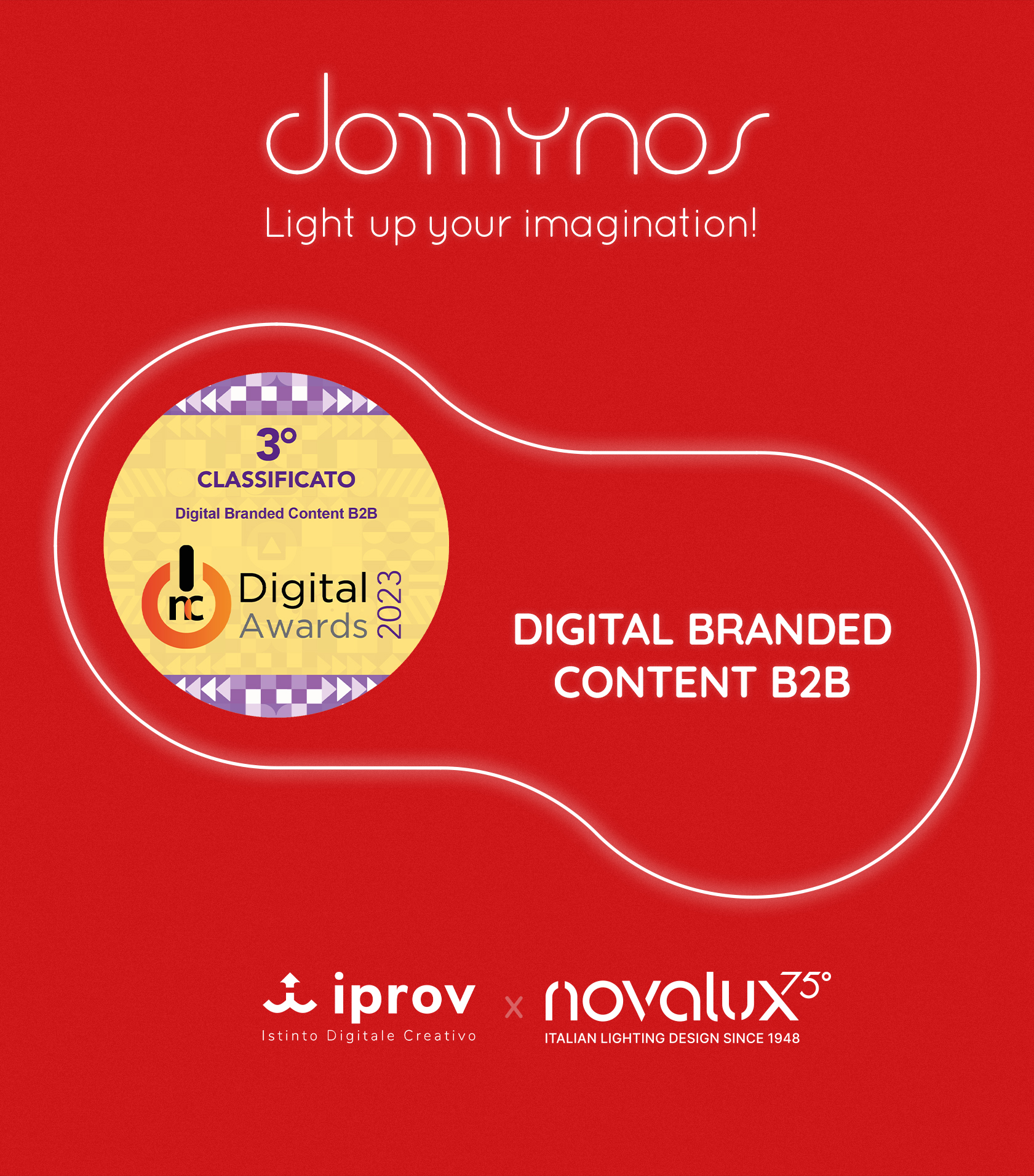 NC Digital Awards 2023: Premio Novalux e Iprov 